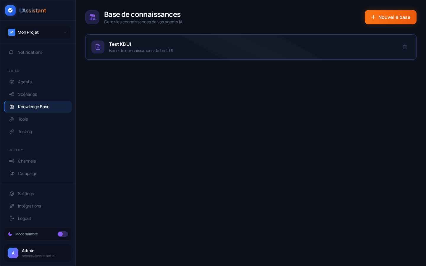 Base de connaissances